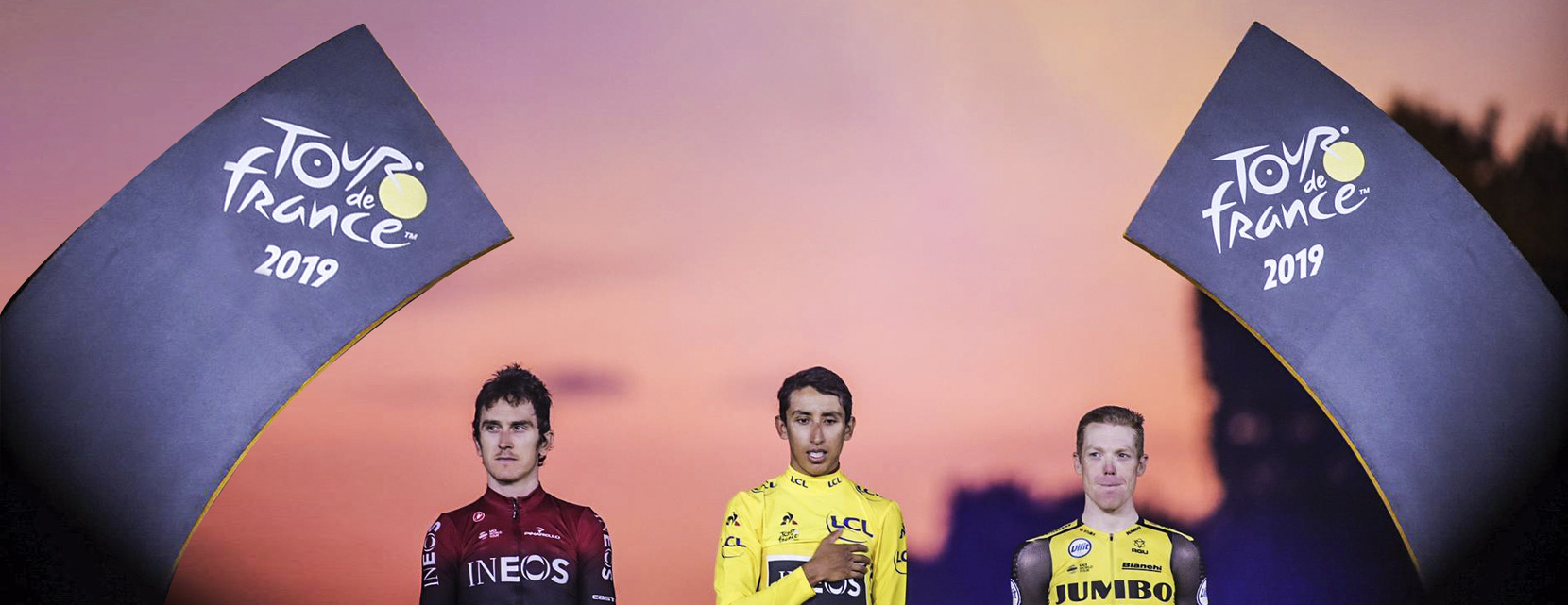 Tour de France podium