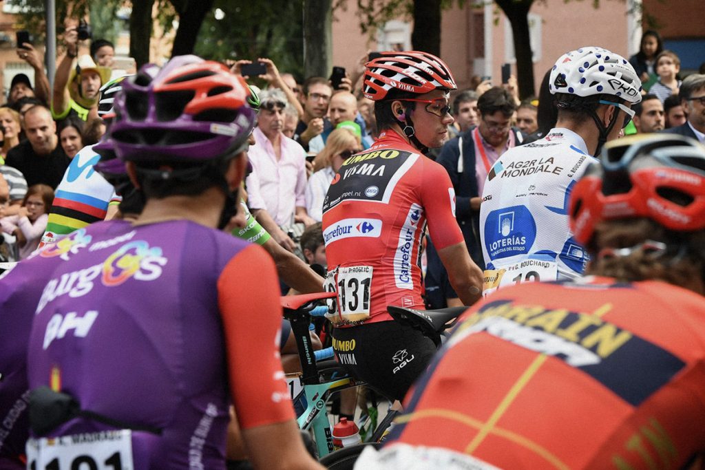 Primoz Roglic at Vuelta